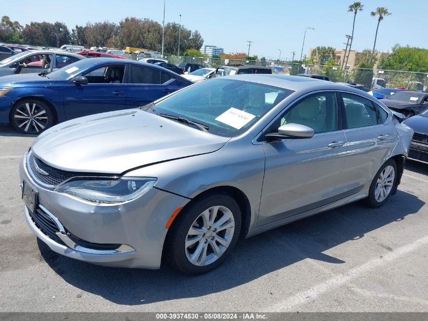 2016 Chrysler 200 Limited VIN: 1C3CCCAB5GN171754 Lot: 39374530