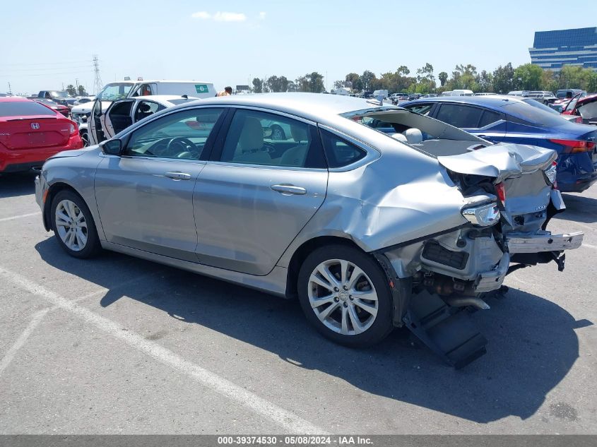 2016 Chrysler 200 Limited VIN: 1C3CCCAB5GN171754 Lot: 39374530