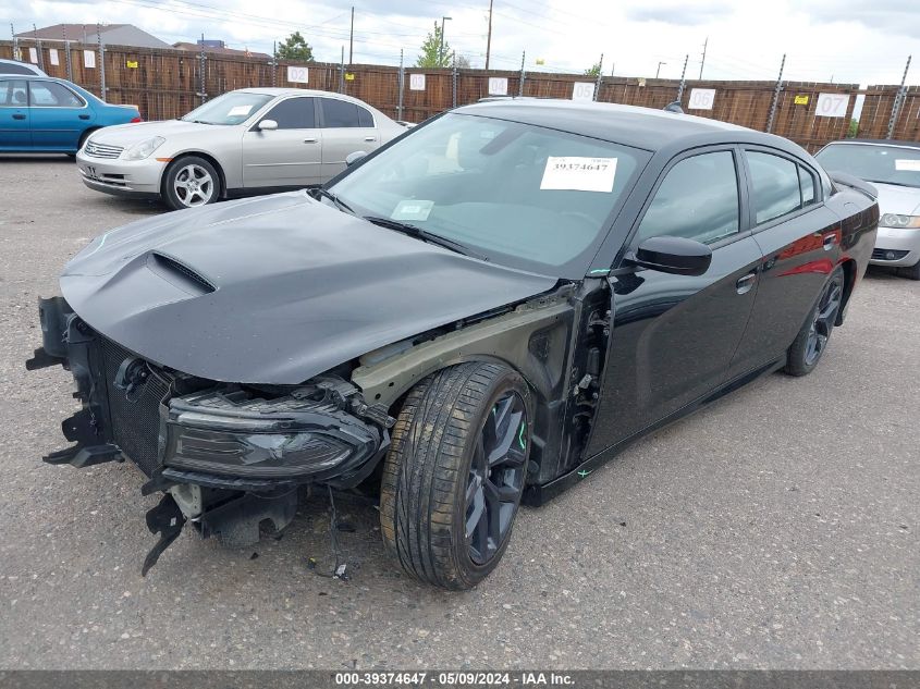 2022 Dodge Charger Gt Rwd VIN: 2C3CDXHG3NH244650 Lot: 39374647