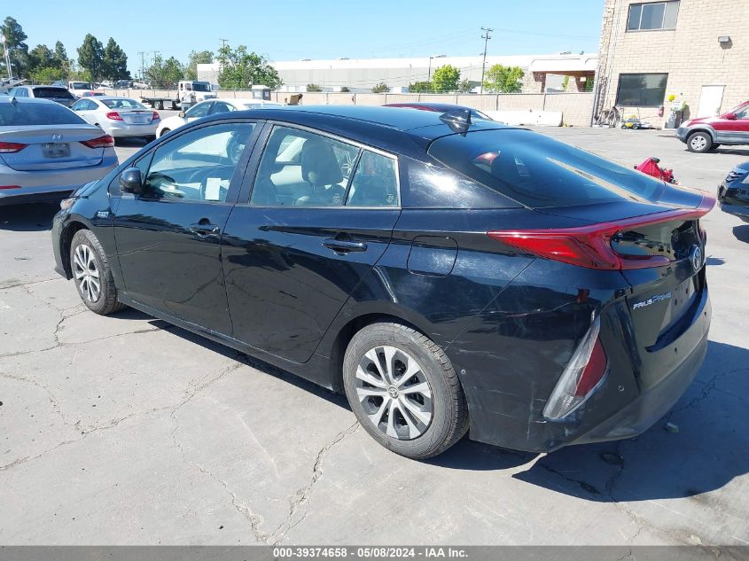 2021 Toyota Prius Prime Limited VIN: JTDKAMFP1M3166534 Lot: 39374658