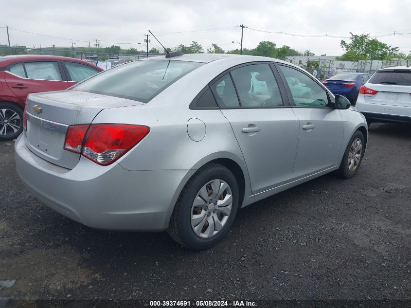 2015 Chevrolet Cruze Ls Auto VIN: 1G1PA5SG9F7262045 Lot: 39374691