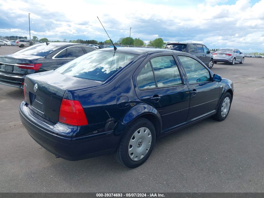 2000 Volkswagen Jetta Gls VIN: 3VWSA29M5YM125864 Lot: 39374693