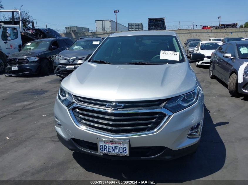 2020 Chevrolet Equinox Fwd Ls VIN: 3GNAXHEV6LS642424 Lot: 39374694