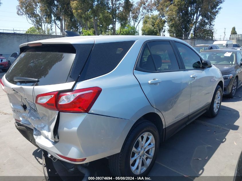 2020 Chevrolet Equinox Fwd Ls VIN: 3GNAXHEV6LS642424 Lot: 39374694