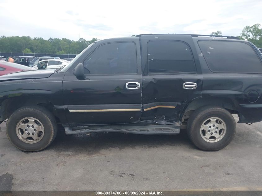 2004 Chevrolet Tahoe Ls VIN: 1GNEC13V64J240851 Lot: 39374706