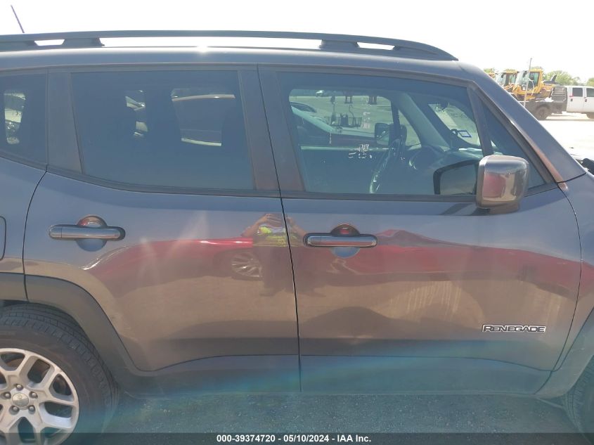 2018 Jeep Renegade Latitude 4X4 VIN: ZACCJBBB2JPH25731 Lot: 39374720