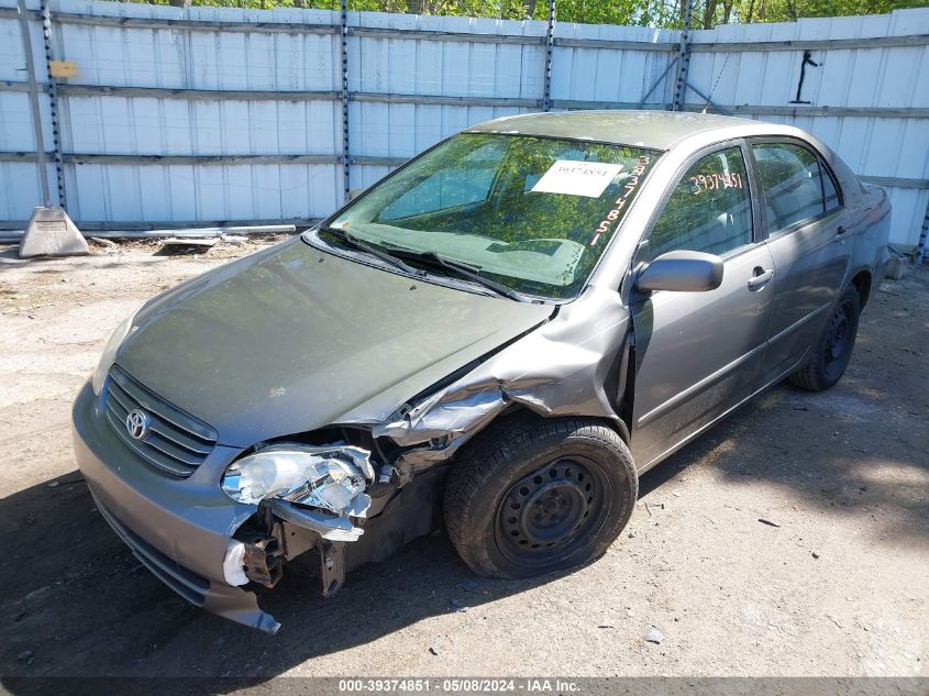 2004 Toyota Corolla Le VIN: 1NXBR38E64Z266584 Lot: 39374851