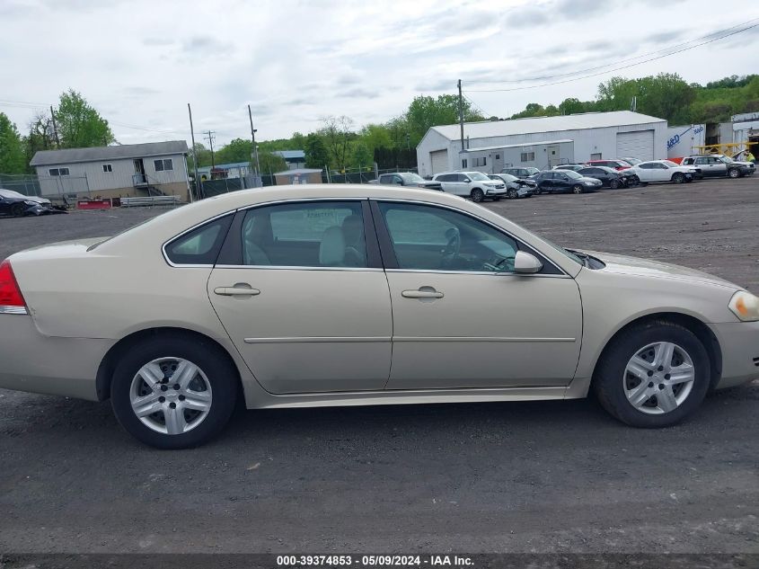 2011 Chevrolet Impala Ls VIN: 2G1WF5EK9B1177260 Lot: 39374853