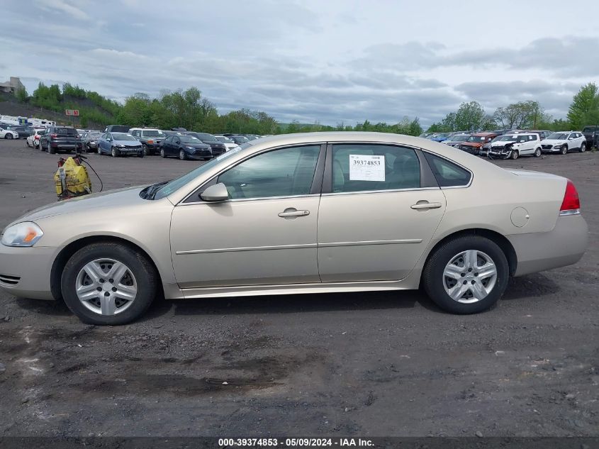 2011 Chevrolet Impala Ls VIN: 2G1WF5EK9B1177260 Lot: 39374853