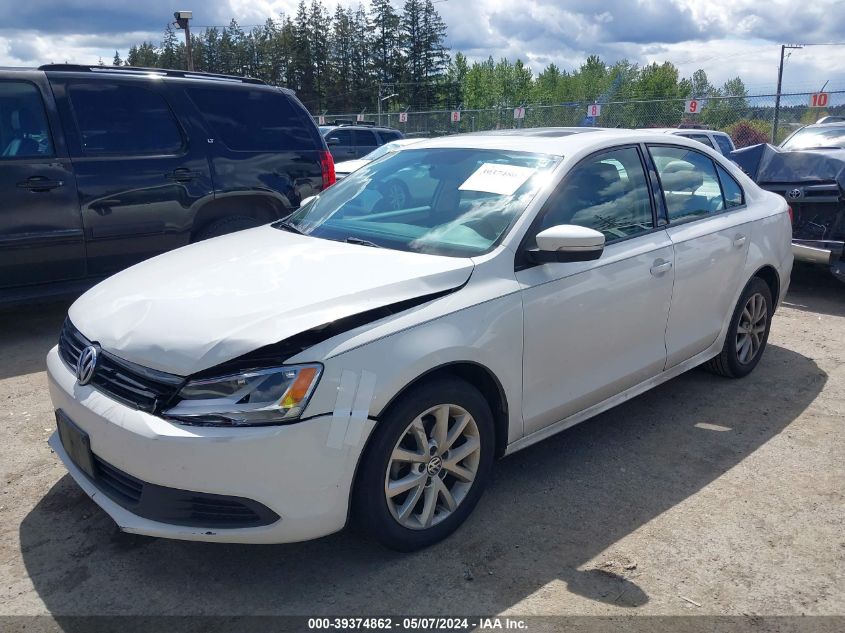 2012 Volkswagen Jetta 2.5L Se VIN: 3VWBP7AJ2CM398878 Lot: 39374862