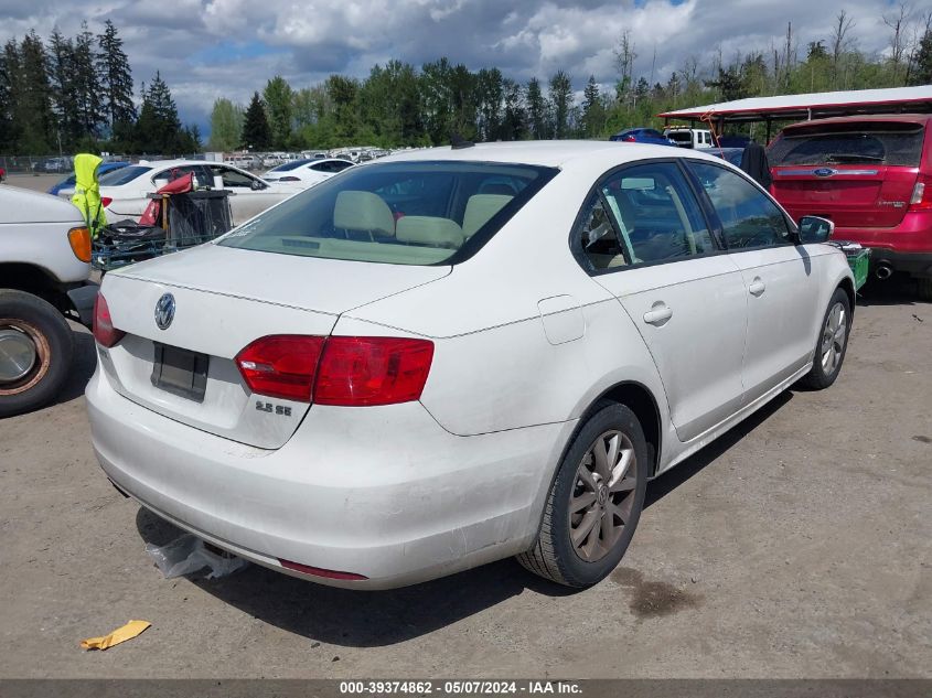 2012 Volkswagen Jetta 2.5L Se VIN: 3VWBP7AJ2CM398878 Lot: 39374862