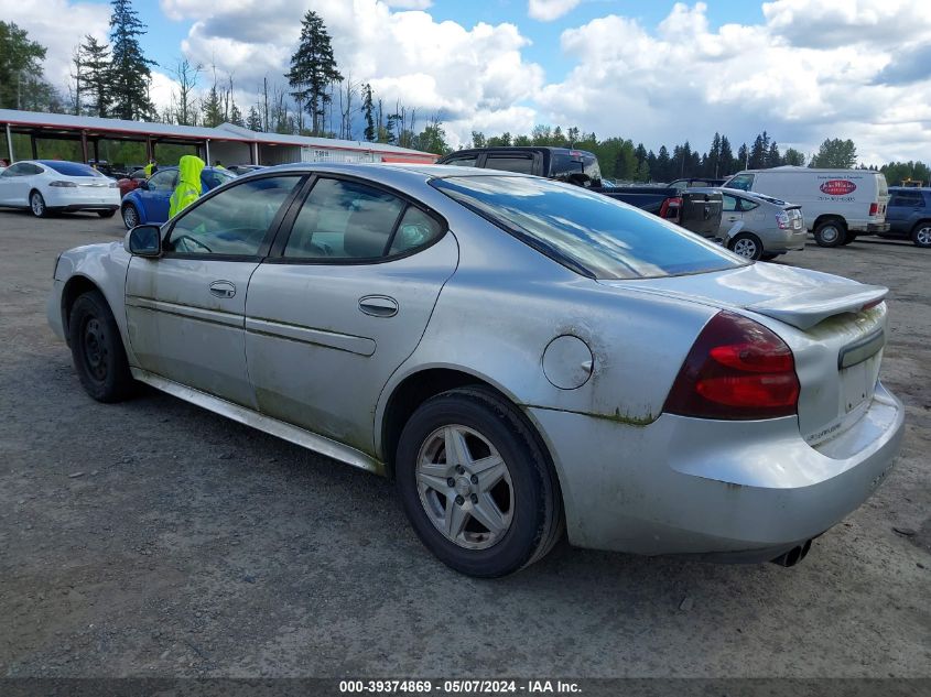 2004 Pontiac Grand Prix Gt1 VIN: 2G2WP522441187212 Lot: 39374869