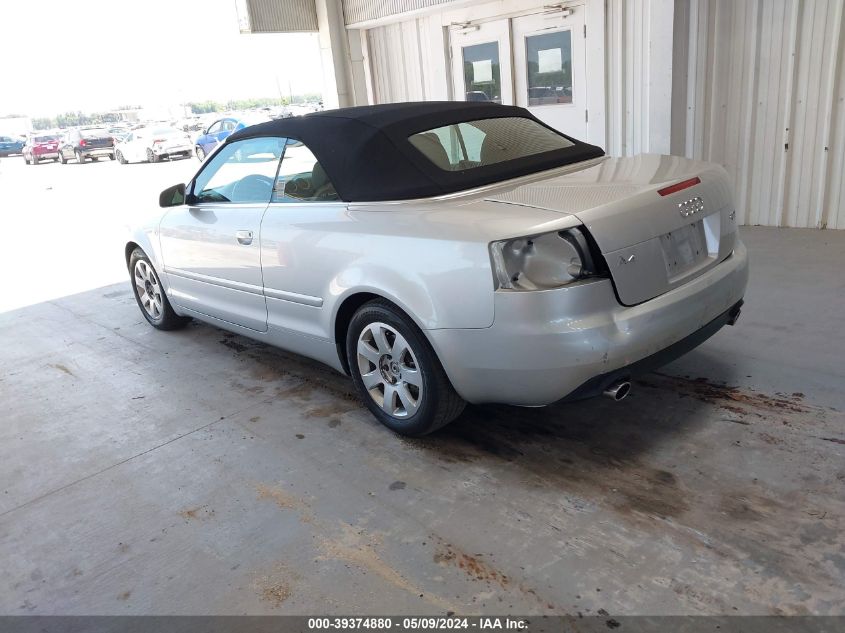 2007 Audi A4 2.0T VIN: WAUDF48H97K022575 Lot: 39374880