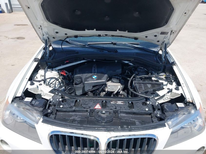 2013 BMW X3 xDrive28I VIN: 5UXWX9C55D0A13965 Lot: 39374894