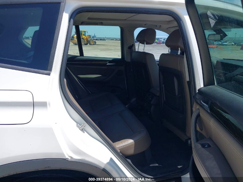 2013 BMW X3 xDrive28I VIN: 5UXWX9C55D0A13965 Lot: 39374894