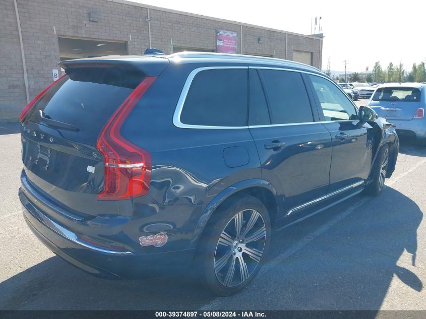 2024 Volvo Xc90 Recharge Plug-In Hybrid T8 Plus 6-Seater VIN: YV4H60LE3R1175890 Lot: 39374897