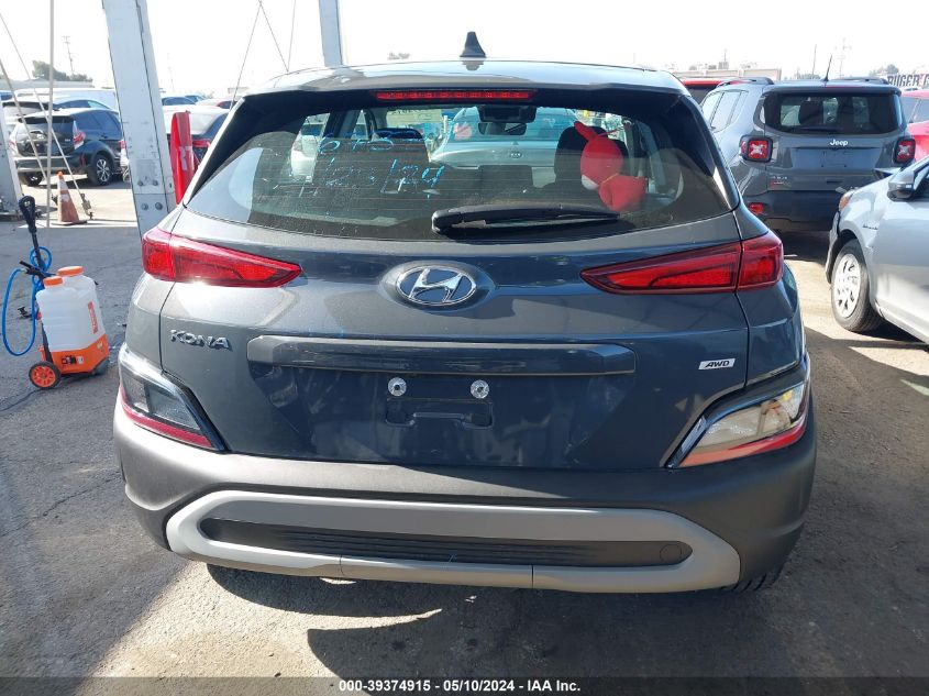 2023 Hyundai Kona Se VIN: KM8K2CAB8PU062300 Lot: 39374915