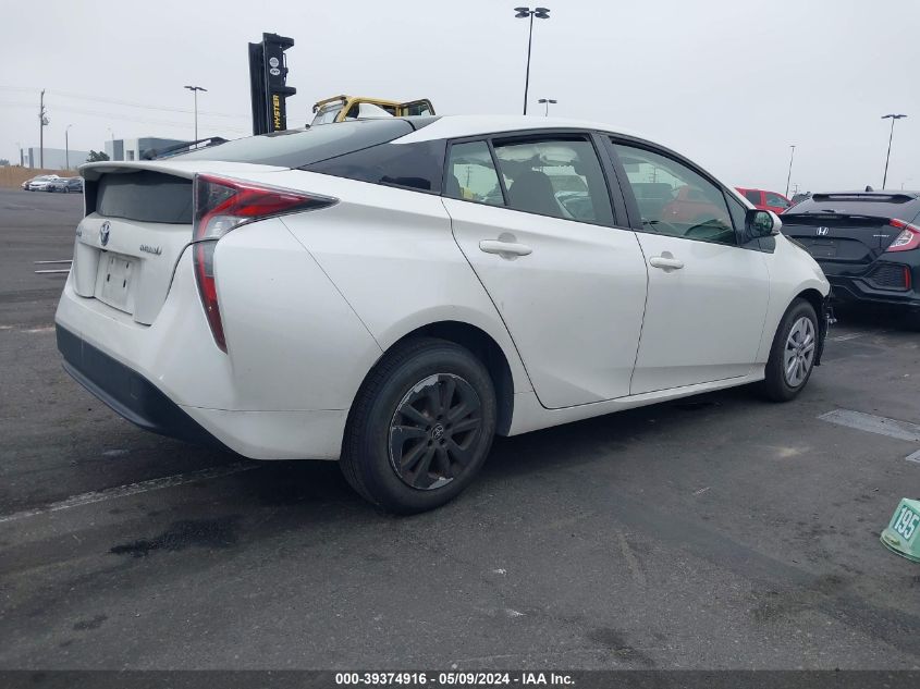 2016 Toyota Prius Two VIN: JTDKBRFU0G3020033 Lot: 39374916