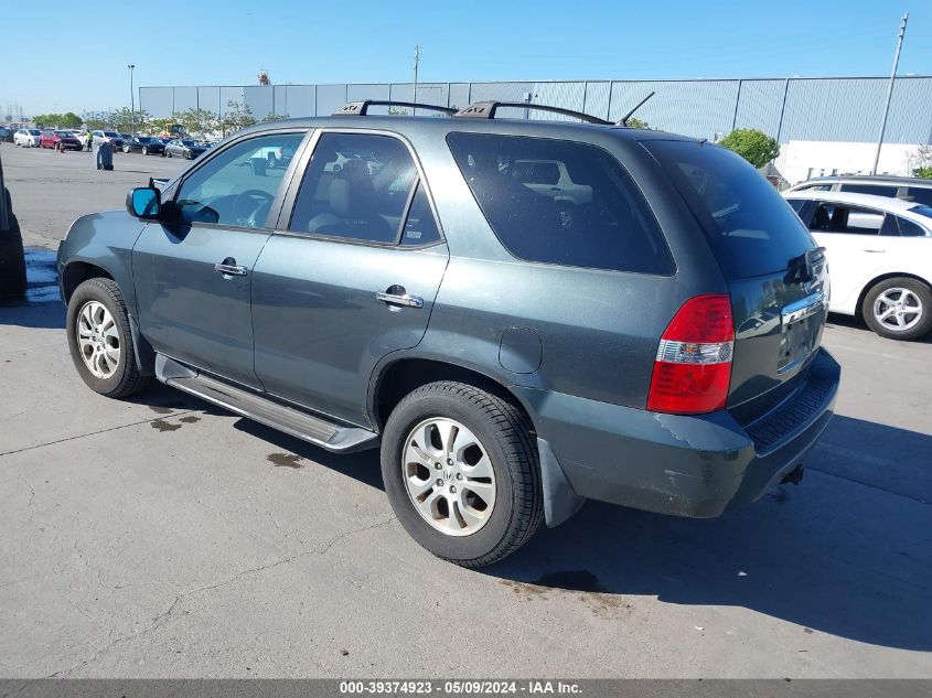 2003 Acura Mdx VIN: 2HNYD18833H535602 Lot: 39374923