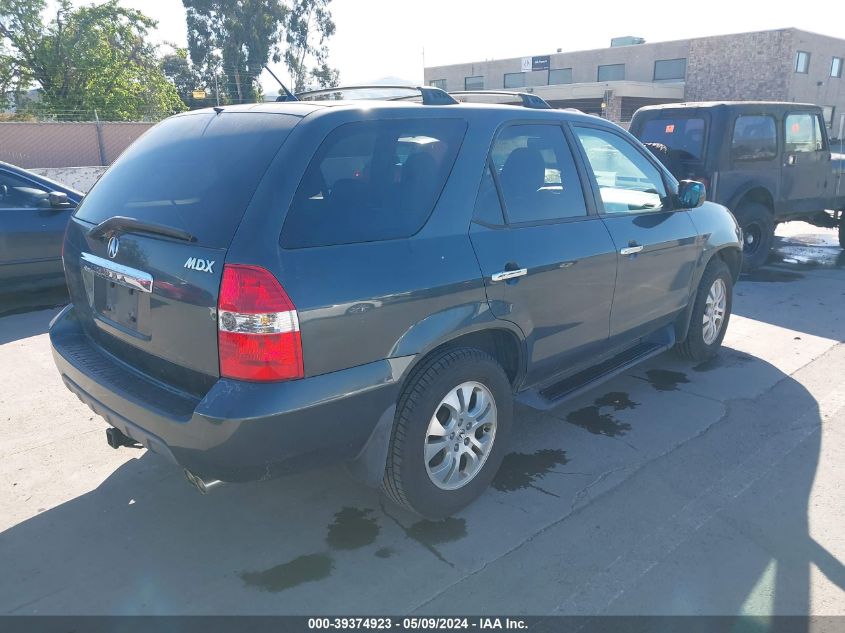 2003 Acura Mdx VIN: 2HNYD18833H535602 Lot: 39374923