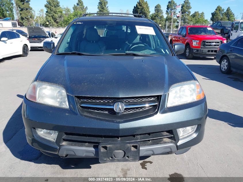 2003 Acura Mdx VIN: 2HNYD18833H535602 Lot: 39374923