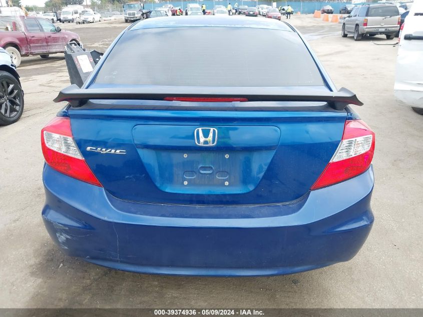 2012 Honda Civic Lx VIN: 19XFB2F53CE361494 Lot: 39374936