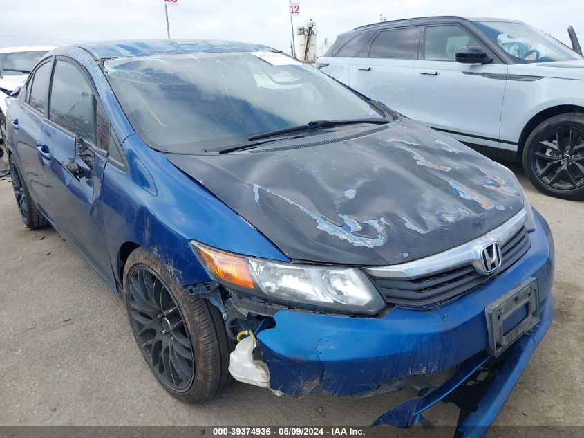 2012 Honda Civic Lx VIN: 19XFB2F53CE361494 Lot: 39374936