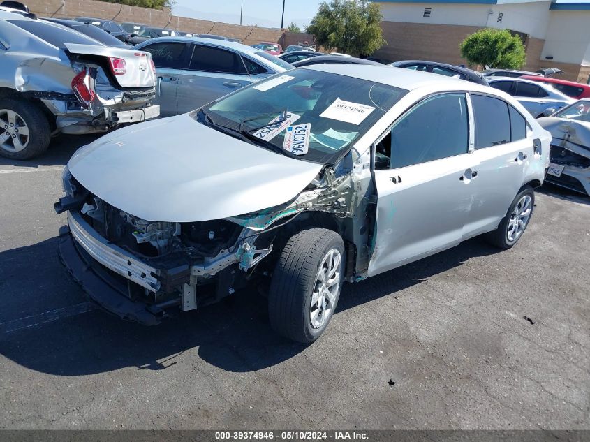 2021 Toyota Corolla Le VIN: 5YFEPMAE2MP165336 Lot: 39374946