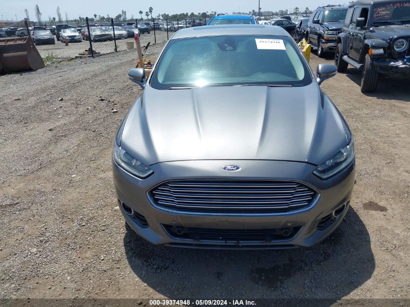 2014 Ford Fusion Hybrid Titanium VIN: 3FA6P0RU5ER366772 Lot: 39374948