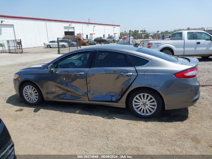 2014 Ford Fusion Hybrid Titanium VIN: 3FA6P0RU5ER366772 Lot: 39374948