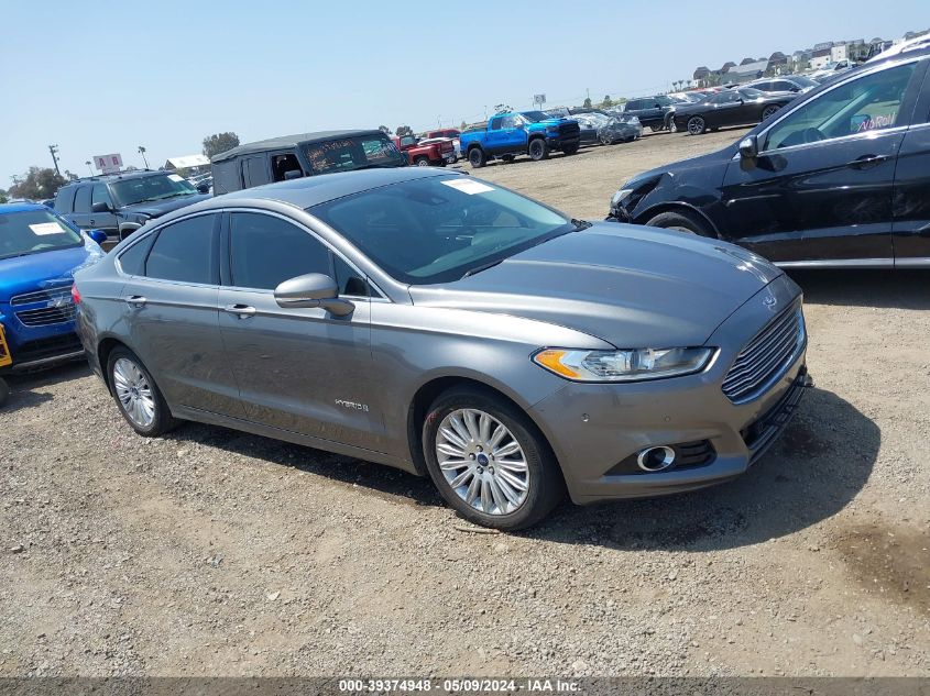 2014 Ford Fusion Hybrid Titanium VIN: 3FA6P0RU5ER366772 Lot: 39374948