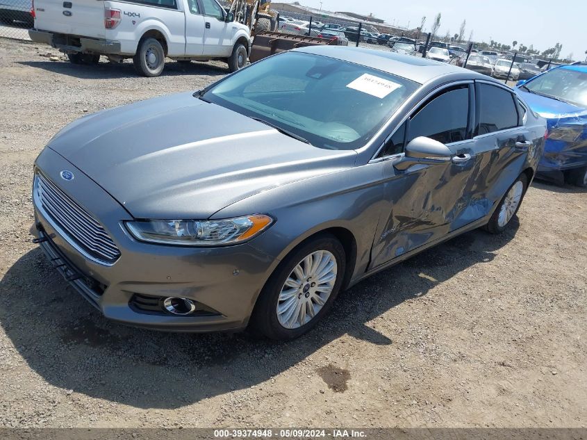 2014 Ford Fusion Hybrid Titanium VIN: 3FA6P0RU5ER366772 Lot: 39374948