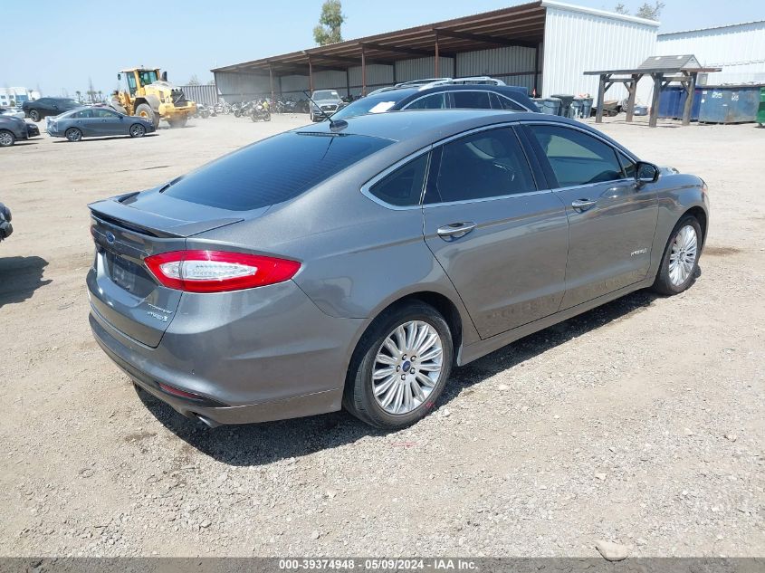 2014 Ford Fusion Hybrid Titanium VIN: 3FA6P0RU5ER366772 Lot: 39374948