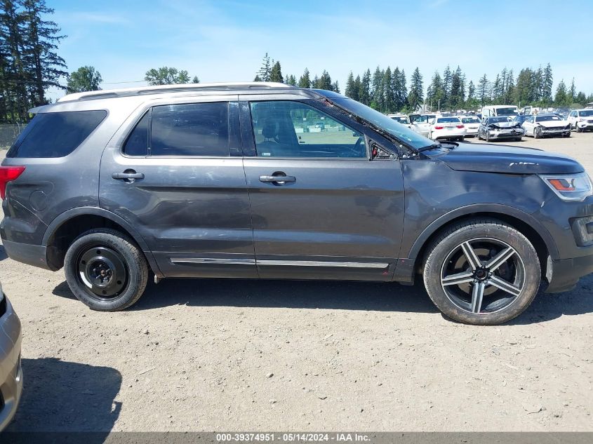 2016 Ford Explorer Xlt VIN: 1FM5K8D88GGA02266 Lot: 39374951