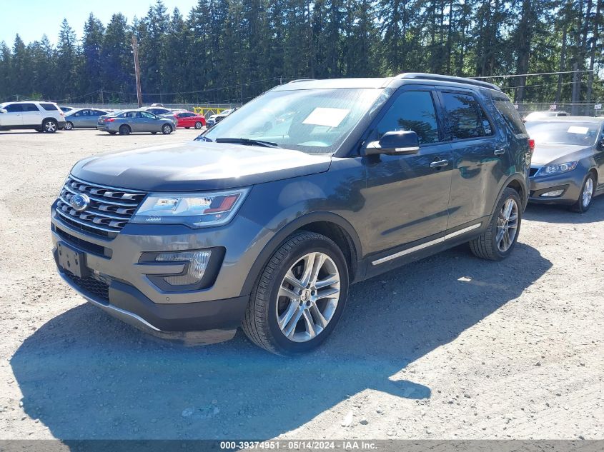 2016 Ford Explorer Xlt VIN: 1FM5K8D88GGA02266 Lot: 39374951