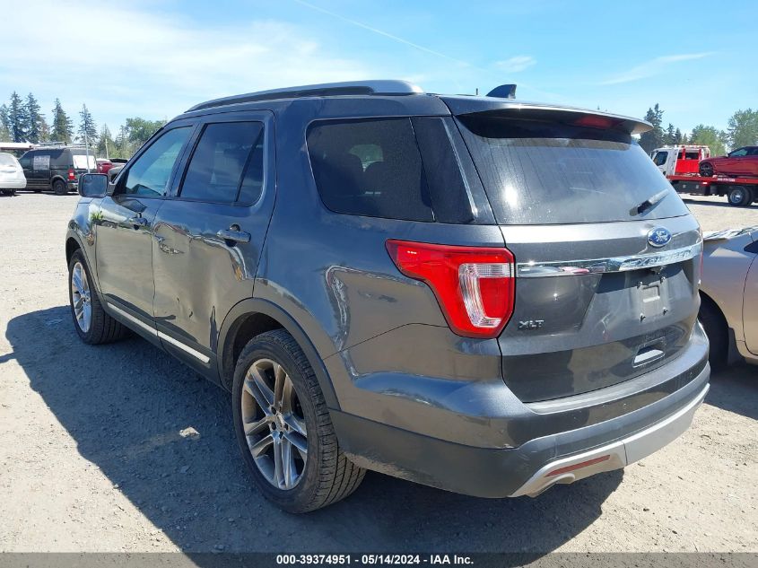 2016 Ford Explorer Xlt VIN: 1FM5K8D88GGA02266 Lot: 39374951