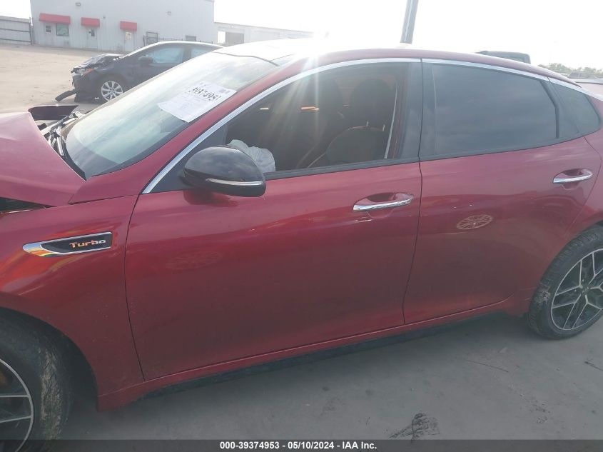 2019 Kia Optima Sx Turbo VIN: 5XXGW4L2XKG284630 Lot: 39374953