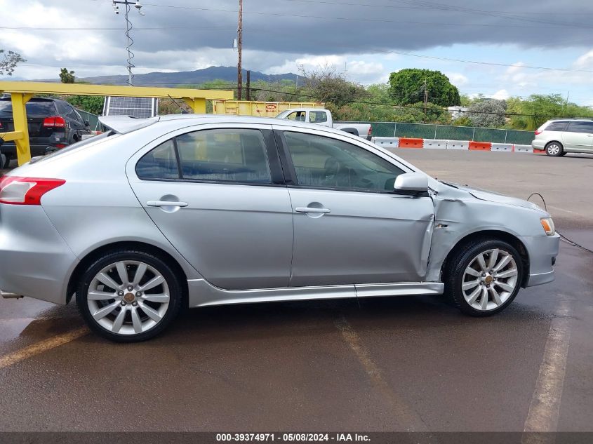 2010 Mitsubishi Lancer Sportback Gts VIN: JA32X8HW2AU003776 Lot: 39374971