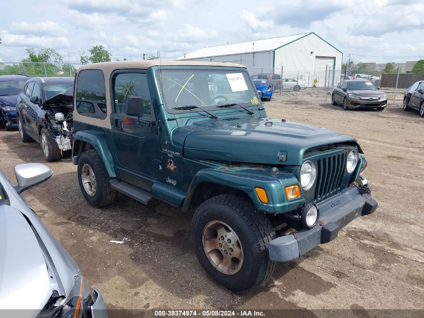 2000 Jeep Wrangler Sahara VIN: 1J4FA59S0YP723028 Lot: 39374974