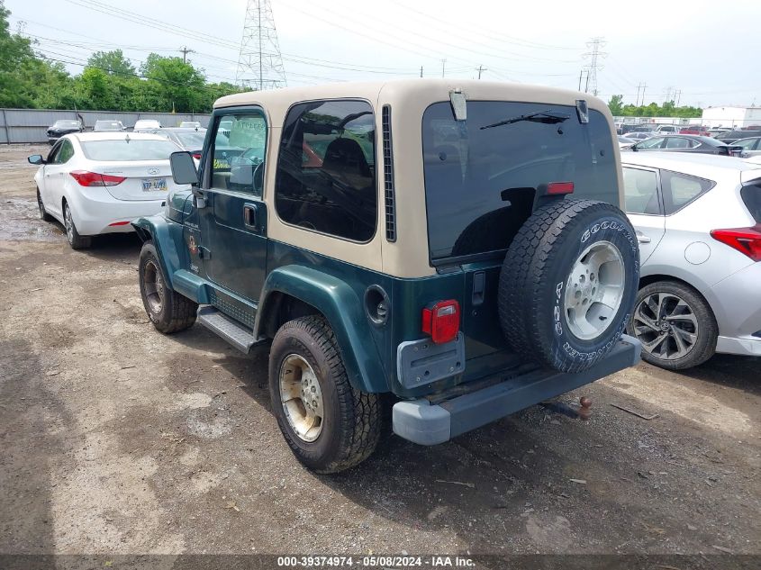 2000 Jeep Wrangler Sahara VIN: 1J4FA59S0YP723028 Lot: 39374974