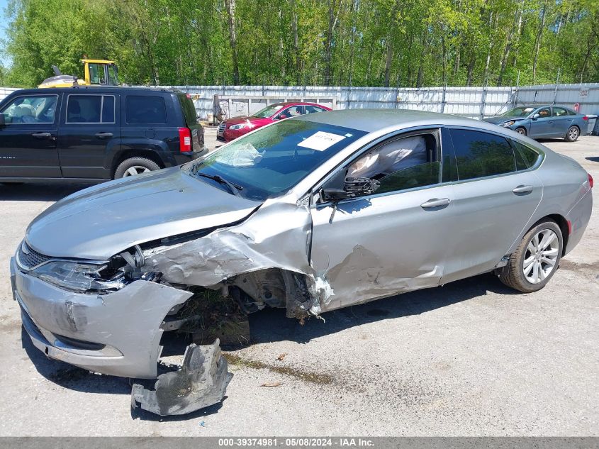 2016 Chrysler 200 Limited VIN: 1C3CCCAB2GN171100 Lot: 39374981