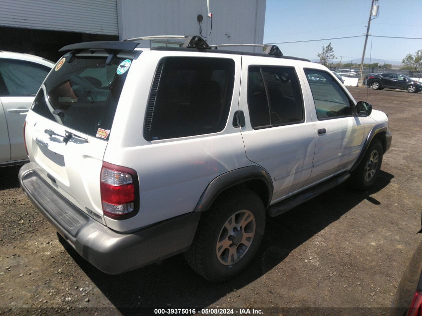 2001 Nissan Pathfinder Se VIN: JN8DR07Y61W530107 Lot: 39375016