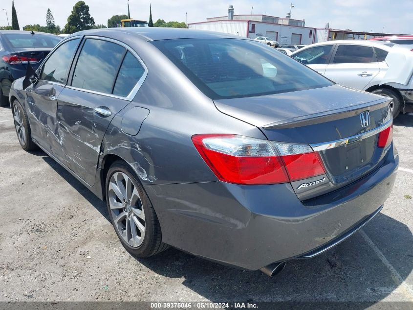 2015 Honda Accord Sport VIN: 1HGCR2E51FA058982 Lot: 39375046