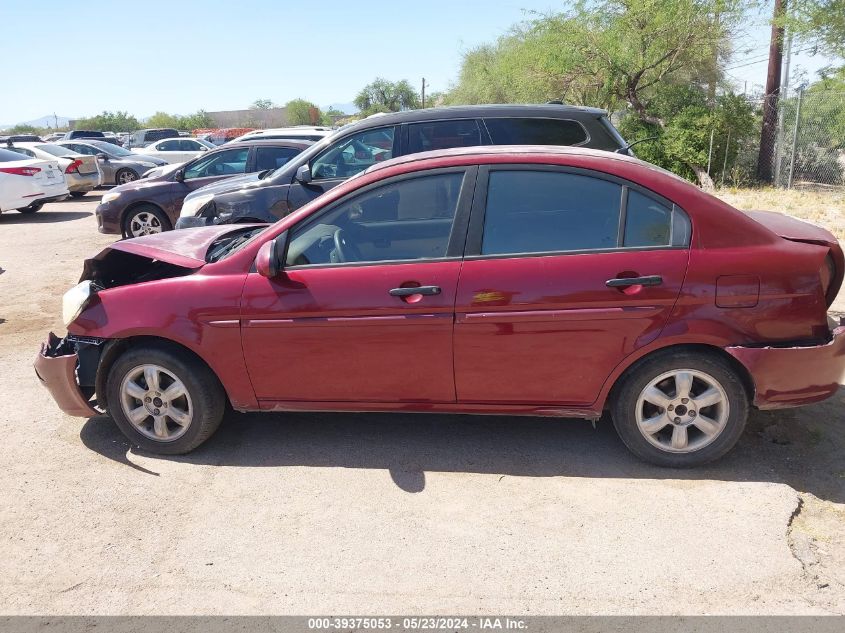 2006 Hyundai Accent Gls VIN: KMHCN46C26U033232 Lot: 39375053