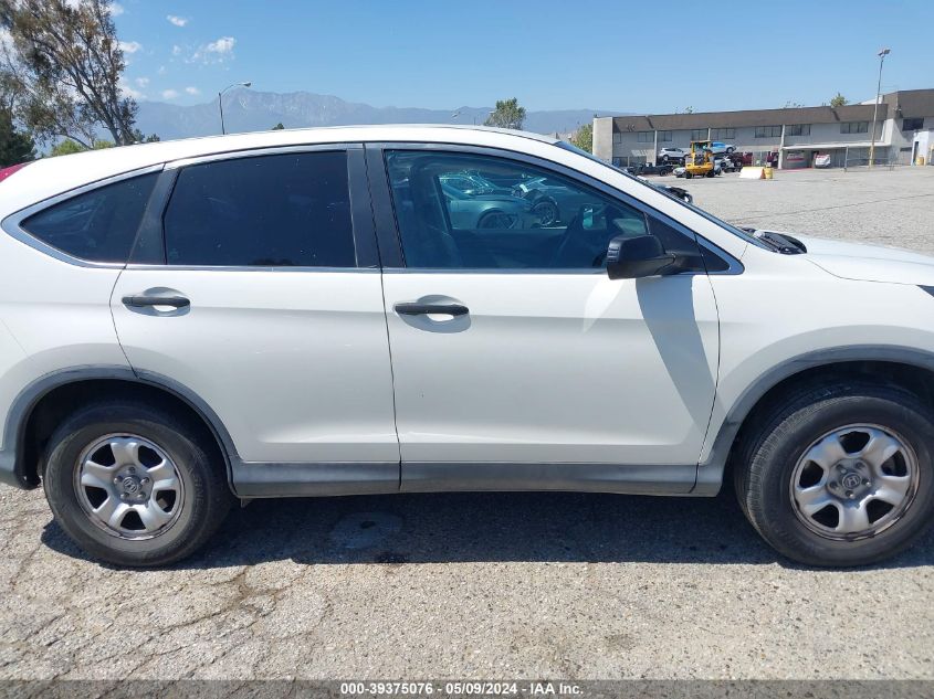 2014 Honda Cr-V Lx VIN: 5J6RM3H38EL007676 Lot: 39375076