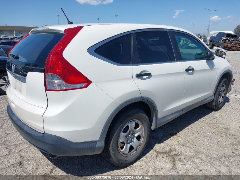 2014 Honda Cr-V Lx VIN: 5J6RM3H38EL007676 Lot: 39375076