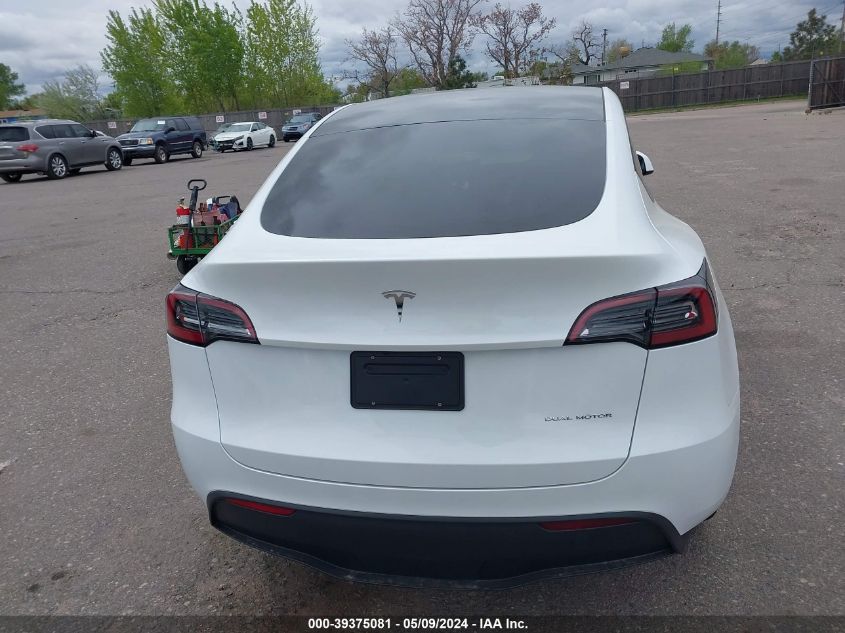 2024 TESLA MODEL Y LONG RANGE DUAL MOTOR ALL-WHEEL DRIVE - 7SAYGDEE3RA227398