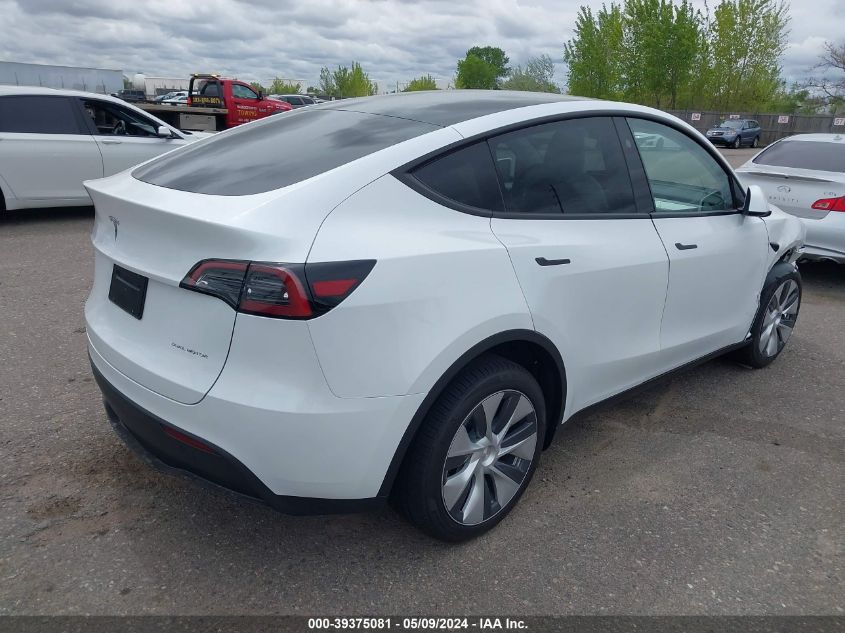 2024 Tesla Model Y Long Range Dual Motor All-Wheel Drive VIN: 7SAYGDEE3RA227398 Lot: 39375081