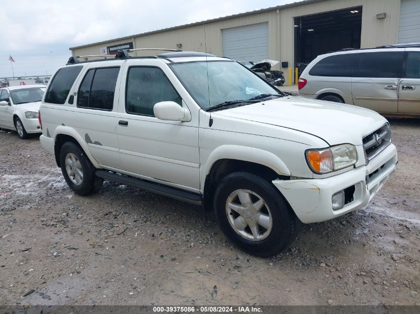 2001 Nissan Pathfinder Le VIN: JN8DR09X91W562005 Lot: 39375086