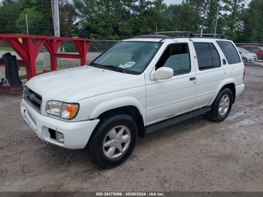 2001 Nissan Pathfinder Le VIN: JN8DR09X91W562005 Lot: 39375086